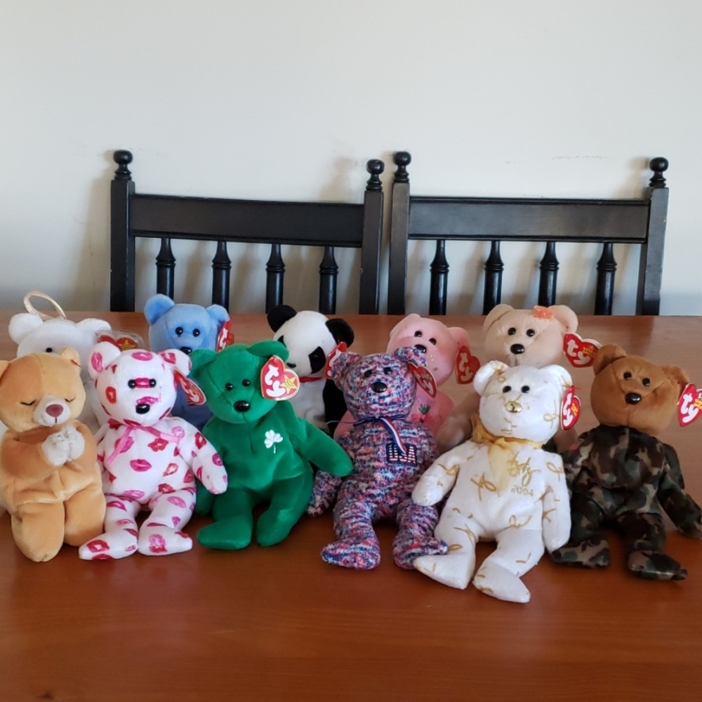 TY beanie baby Bears